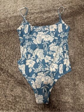 Aila blue one piece bathing suit
